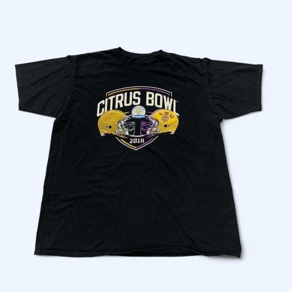 2018 Citrus Bowl LSU vs Wisconsin Graphic Tee - Size XL